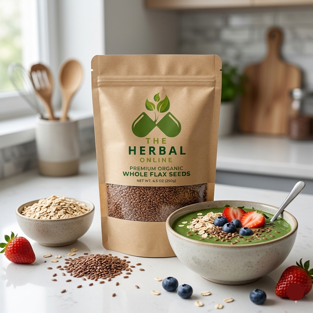 Premium Flax Seeds – 100% Natural Fiber & Omega-3 Rich Superfood