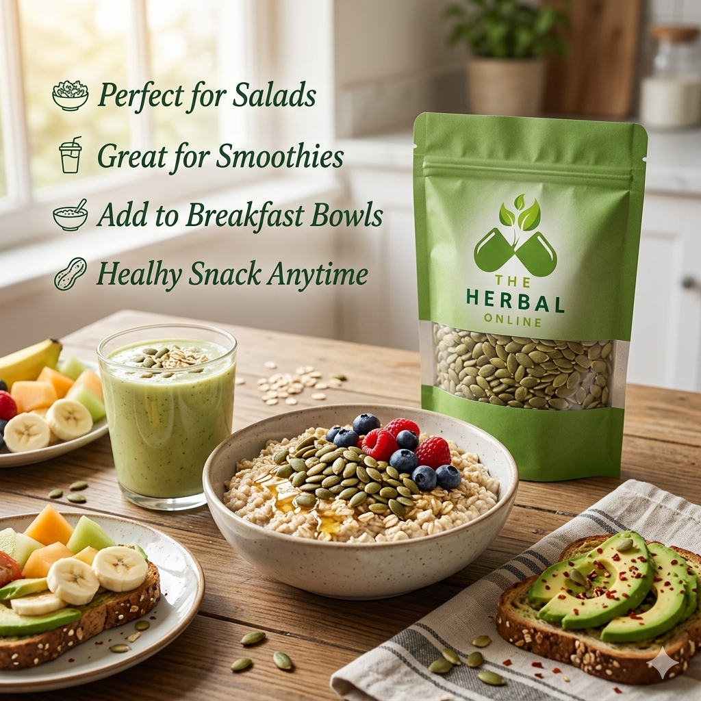 Premium Natural Pumpkin Seeds 🌱 | Protein-Rich Superfood