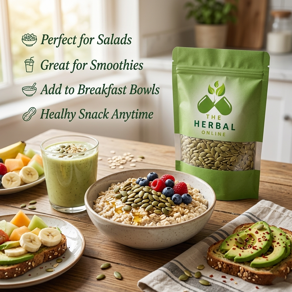 Premium Natural Pumpkin Seeds 🌱 | Protein-Rich Superfood