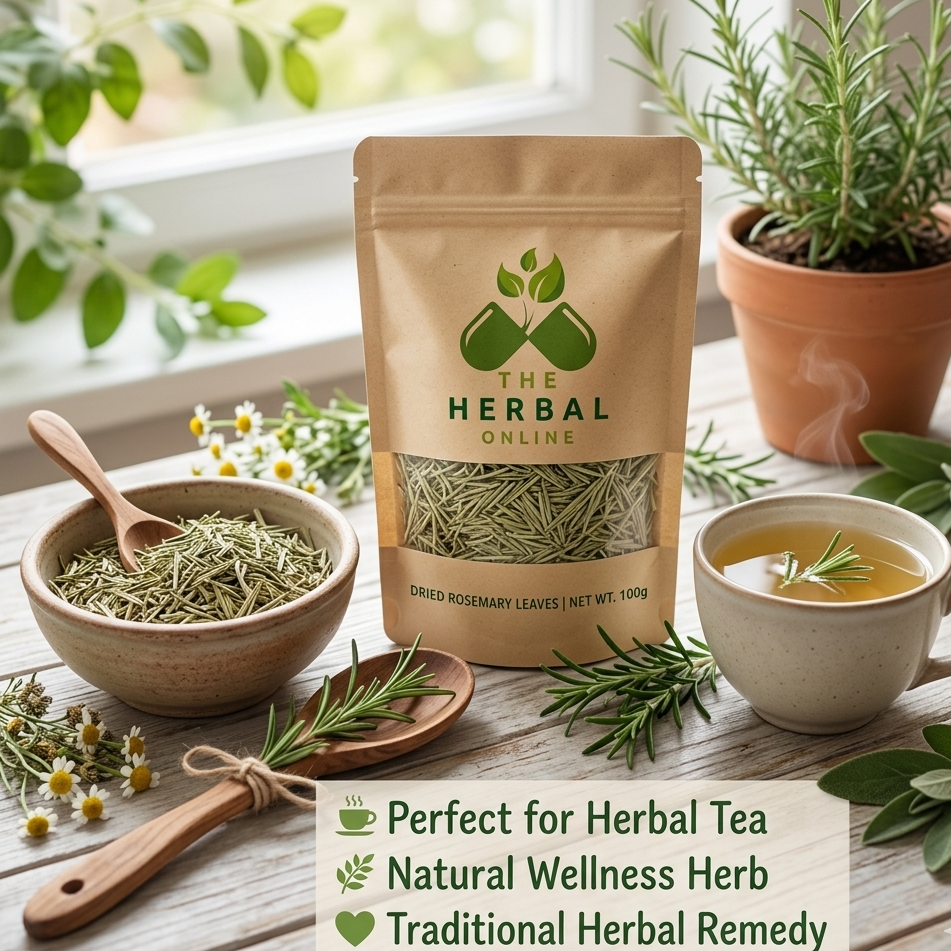 Premium Dried Rosemary Leaves 🌿 | 100% Natural Herbal Leaves