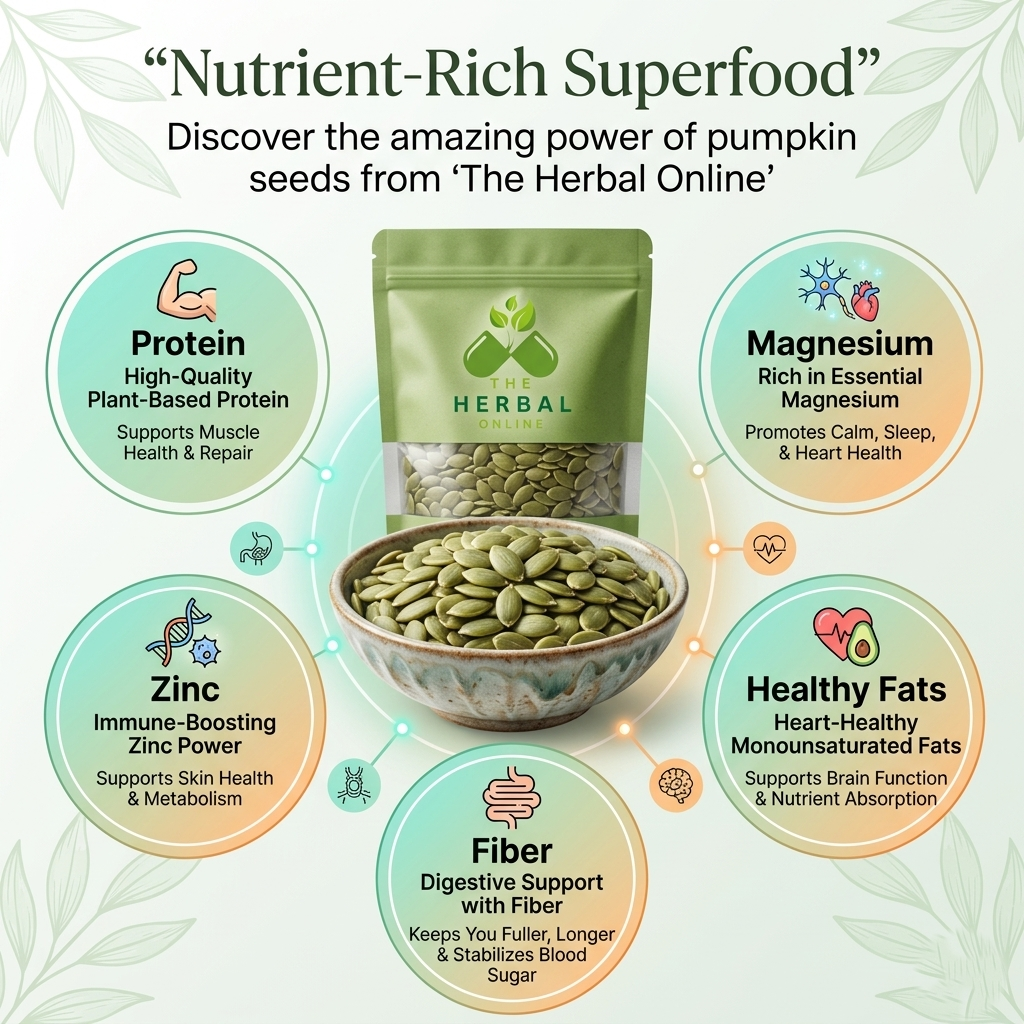 Premium Natural Pumpkin Seeds 🌱 | Protein-Rich Superfood