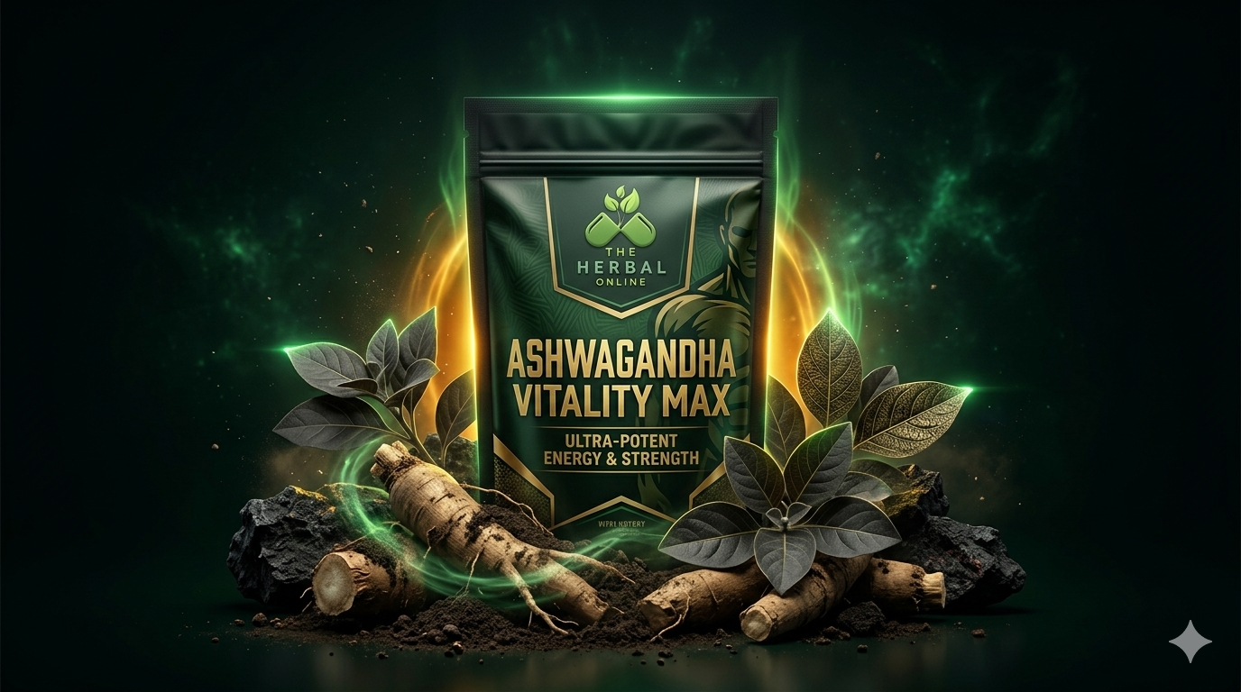 Ashwagandha Capsules  & Powder – Natural Stress Relief, Energy & Men’s Vitality Support