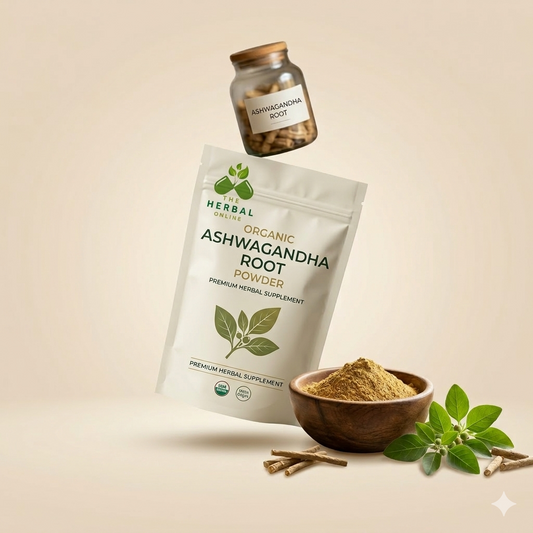 Ashwagandha Capsules  & Powder – Natural Stress Relief, Energy & Men’s Vitality Support